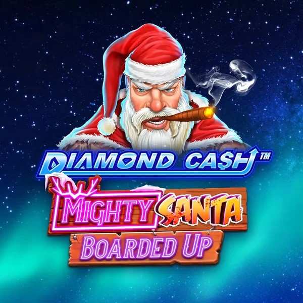 Diamond Cash Mighty Santa Boarded Up casino game by Greentube – featured logo at Gransino Casino