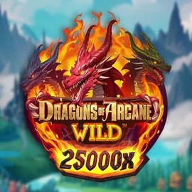 Slots logo of Dragons of Arcane Wild from Foxium at Gransino Casino