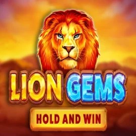 Lion Gems Hold and Win logo by Playson Gransino Casino