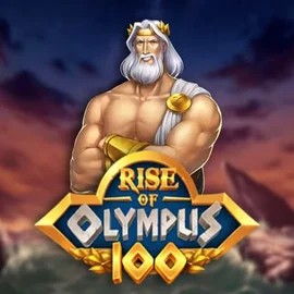 Rise of Olympus 100 slot logo by Play'n GO at Gransino Casino